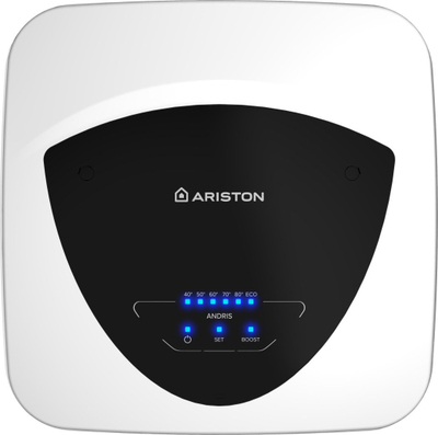 Boiler elektrik Ariston Andris Elite 30/5 EU, 30L, 1500W, i bardhë e zi