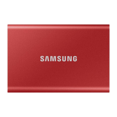SSD portabël Samsung T7, 1TB, USB 3.2, i kuq
