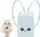 Set lodër Na Na Na Surprise Mini Backpack Series 2 Khloe Kitty, çantë shpine mace, kukull mode, blu e çelët