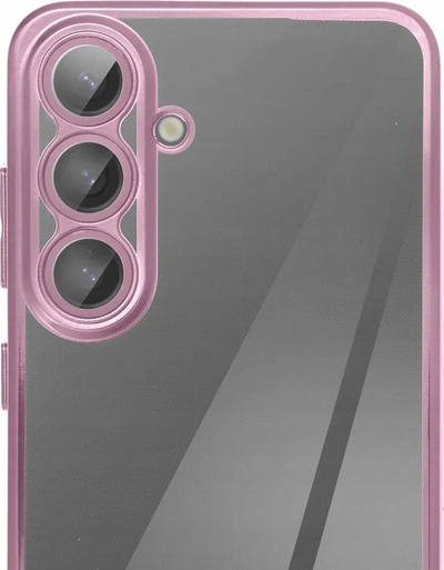 Futrollë Glam për Xiaomi Redmi Note 13 Pro 5G, mbrojtëse, transparente, rozë