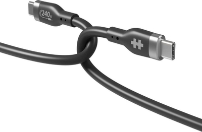 Kabllo karikimi HYPER HyperJuice, USB C në USB C, 240W, 1m, i zi