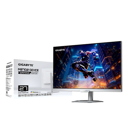 GIGABYTE M27Q2 QD ICE монитор, 27”, QHD, 200Hz, бел