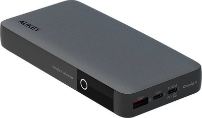 Powerbank Aukey PB-Y43, 20000mAh, 65W, gri e errët