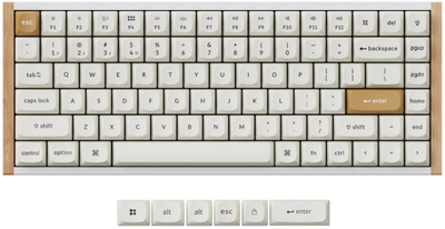 Механичка тастатура Keychron K2 HE, 75%, безжична, RGB