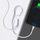 Kabllo BASEUS Cafule Series, USB-C - Lightning, M/M, 20W, 1m, e bardhë