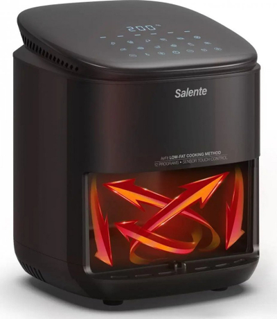 Фритеза со топол воздух Salente AirFit, 3.5L, 1500W, црна