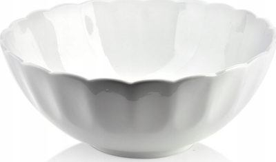 Enë sallate BASIC Bowl, porcelan, 32x32x14cm, e bardhë