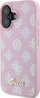 Kllëf telefoni Guess GUHMP16MPGPYSP Peony Script për iPhone 16 Plus 6.7", me MagSafe, rozë
