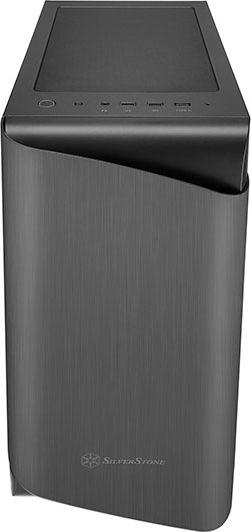 Kasë SilverStone SETA A1, titaniaum, Midi Tower