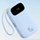Powerbank Baseus 45W, 20000mAh, kabllo USB C dhe Lightning të integruara, i zi