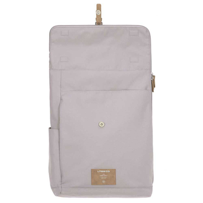 Çantë shpine për pelena LÄSSIG Rolltop Diaper Backpack, hapje roll top, ndarje të shumta, gri