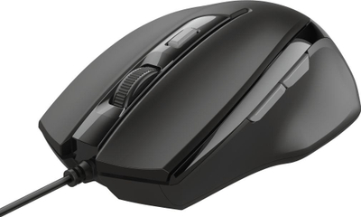 Maus Trust Voca, me kabllo, USB, i zi