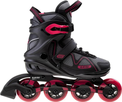 Patina inline Hi-Tec Lady Canis W, rrota 80 mm, ABEC 7, gri me të zezë e rozë