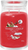 Ароматична свеќа Debenhams Christmas Eve Signature Large Jar, 567 g, со 2 фитила, црвена