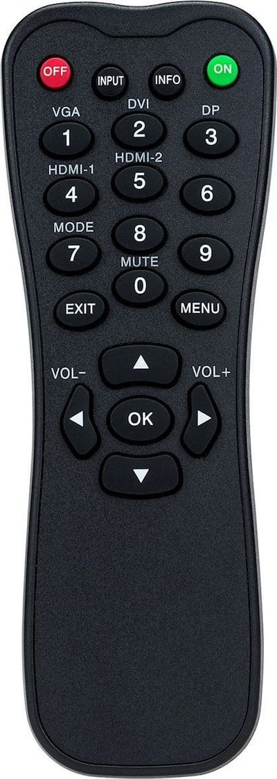Telekomandë Iiyama RC REMOTEV11, për seri xx64, e zezë