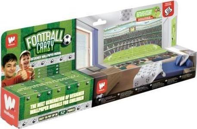 Сликарска декорација за ѕид Walltastic Football Crazy, фудбалски стадион, 12 панели, многубојна