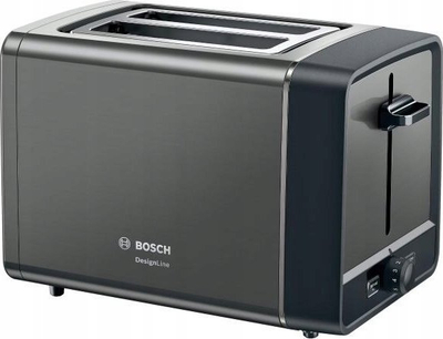Toaster Bosch DesignLine TAT5P425, i vogël, i zi