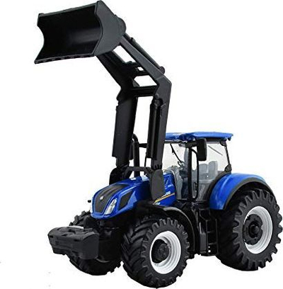 Traktor lodër Bburago Fendt 1050 Vario New Holland, metal plastik, 16cm, shumëngjyrësh