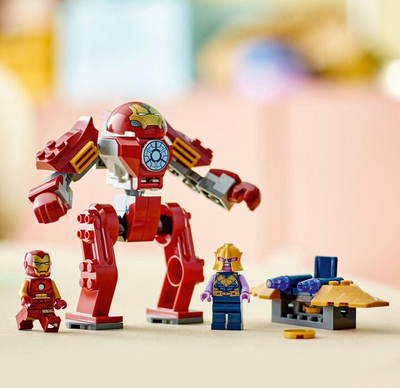 Set LEGO® Marvel 76263 Iron Man Hulkbuster Vs. Thanos, 66 pjesë
