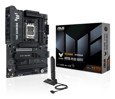 Матична плоча Asus TUF Gaming X870E Plus WiFi7, Socket AM5, DDR5, ATX, црна