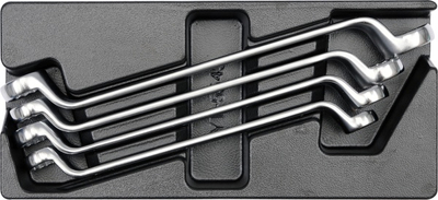Set çelësa unazorë Yato YT-5543, 4 copë, 21–32 mm, me insert PVC