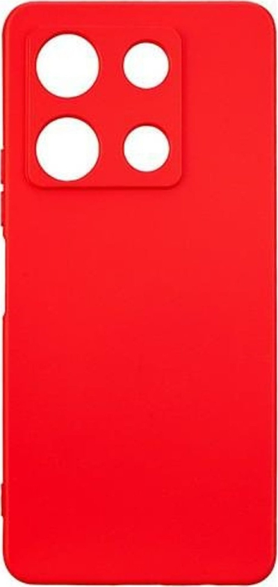Futrollë telefoni Beline Silicone për Infinix Note 30 Pro, silikon i hollë, kompatibile precize, e kuqe