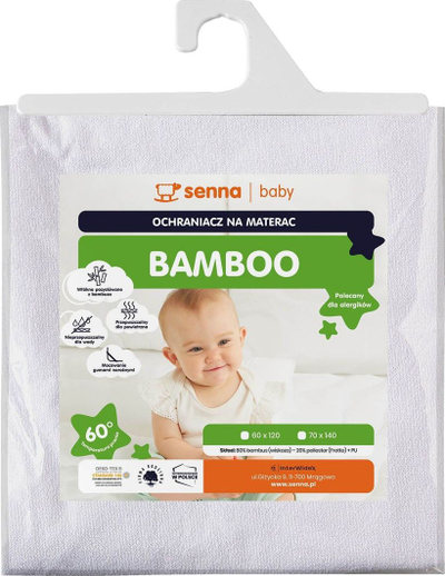 Mbulesë shtrati BAMBOO, Baby Senna Mattress Bumper, 60 x 120 cm