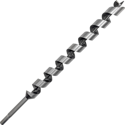 Spiral druri Bloomsbury Specialist Wood Twist Drill 30x460 mm, futje HEX, metalike