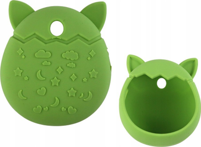 Mbulesë silikoni LEAN Toys për Tamagotchi, 8 x 6 x 3 cm, jeshile