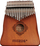 Instrument muzikor kalimba Mozos Flower, 17 taste, dru mahogany, kafe