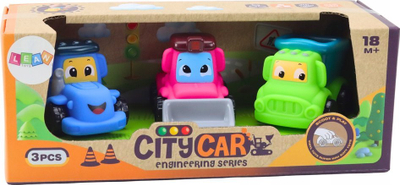 Set lodrash fermë LEAN Toys Rubber Soft, mjete gome, nga 18 muaj