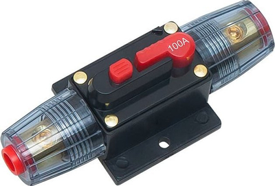 Siguresë automatike makine Blow 3848, 100A, 12–48V, e zezë