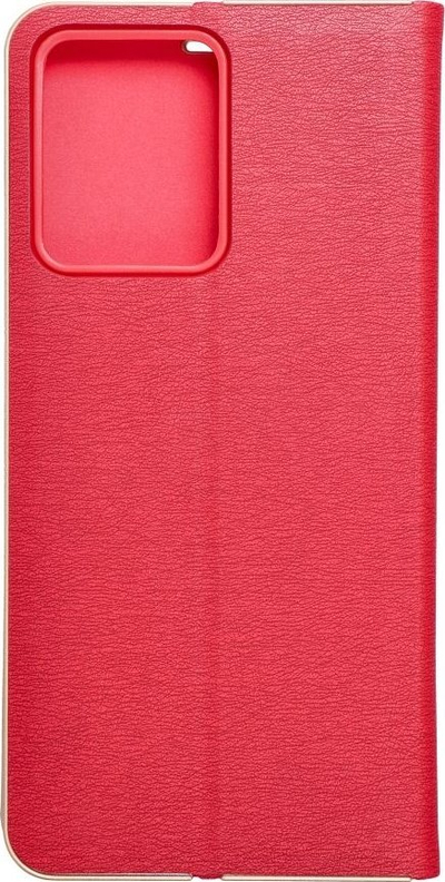 Kapak libri Tok Luna Book Gold për Xiaomi Redmi Note 12 4G, me magnet, i kuq