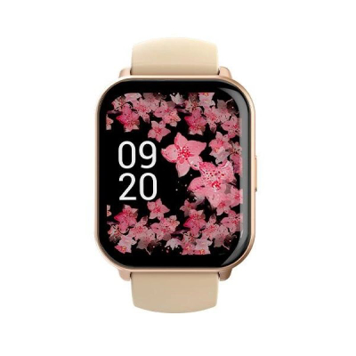 Ora inteligjente HiFuture FutureFit Zone 2, ekran 1.96", IP68, krem