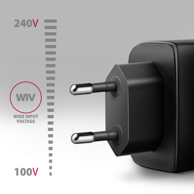 Karikues muri Axagon ACU-PQ45, 45W, 2 porta USB QC3.0 PD, i zi