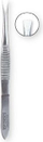 Pincetë Top Choice Make up Straight 7323, e drejtë, për vetulla, argjendi