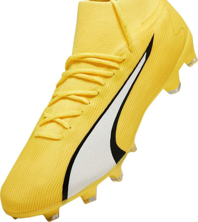 Këpucë futbolli Puma Ultra Pro FG AG M 107422 04, GripControl Pro, për fusha me bar dhe artificiale, të verdha