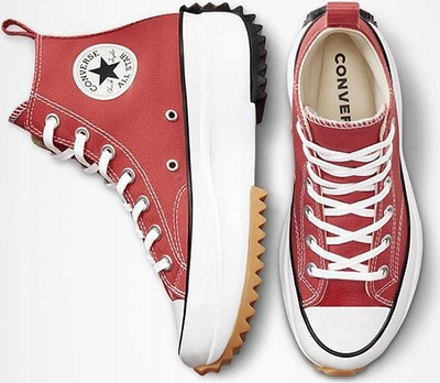 Atlete Converse Run Star Hike Platform, me qafë t’ lartë, me taban platformë, t kuqe