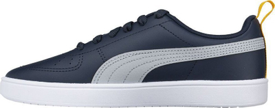 Atlete për fëmijë Puma Rickie Jr 384311 13, eco-leather, taban gome non-marking, blu navy