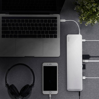 USB-C док Aten Multiport Mini Dock Gen 1, HDMI, RJ45, сив