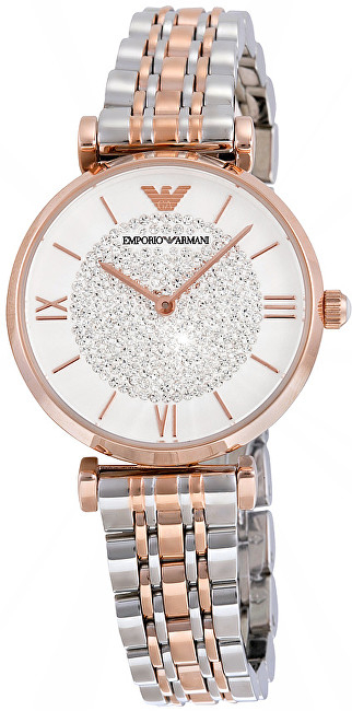 Orë dore për femra Emporio Armani, e argjendtë