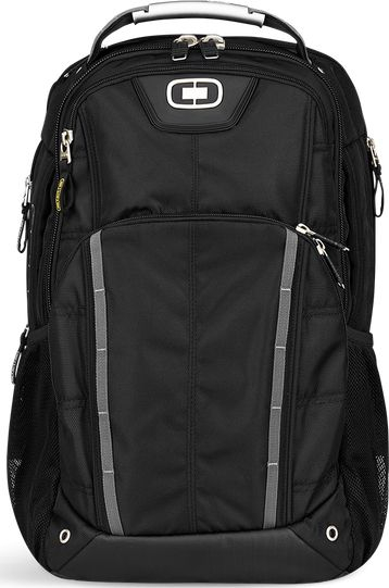 Çantë shpine Ogio Axle, për laptop 17", ripstop, e zezë