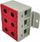 Klemë shine INCOBEX ELPLAST Rail Connector, 3 pole, 35mm², e kuqe