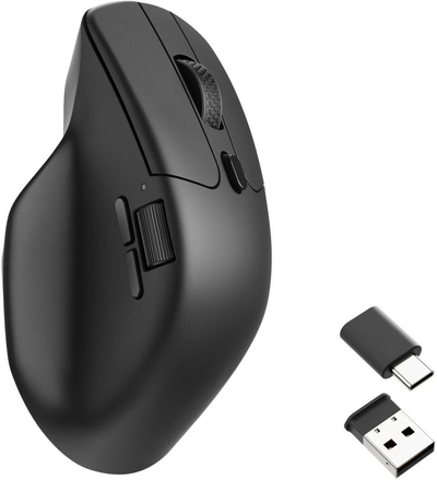 Mausi Keychron M6, wireless 8000 Hz, Bluetooth 2.4 GHz dhe me kabllo, i zi