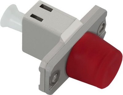Adapter fibër optike Qoltec LC UPC në FC UPC, singlemode, simplex, gri
