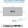 Stacion USB C Eaton Tripp Lite U442 DOCK11 S, HDMI 4K, PD 60W, argjend