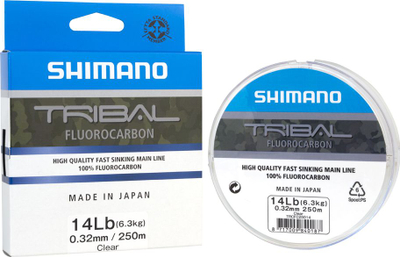 Fije për peshkim Shimano, 250m, transparente