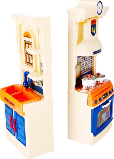 Kuzhinë lodër për kukulla Mega Creative Furniture B/O Kitchen, me drita dhe zë, 28x38x9, shumëngjyrëshe
