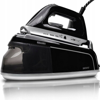 Stacion hekurosjeje me avull Clatronic DBS 3749, 2400W, 1.2L, i zi