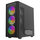 Kuti kompjuteri Savio Noctis Flow X1 RGB, ATX, 4 ventilatorë RGB, e zezë